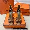 Hermes Legend Wedge sandals in Epsom calfskin Brown (original quality)