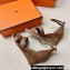 Hermes Legend Wedge sandals in Epsom calfskin Brown (original quality)