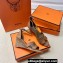 Hermes Legend Wedge sandals in Epsom calfskin Brown (original quality)