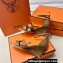 Hermes Legend Wedge sandals in Epsom calfskin Brown (original quality)