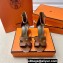 Hermes Legend Wedge sandals in calfskin Brown (original quality)