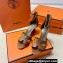 Hermes Legend Wedge sandals in calfskin Brown (original quality)