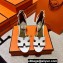 Hermes Legend Wedge sandals in calfskin White (original quality)