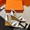 Hermes Legend Wedge sandals in calfskin White (original quality)
