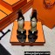 Hermes Legend Wedge sandals in calfskin Black (original quality)