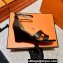 Hermes Legend Wedge sandals in calfskin Black (original quality)
