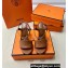 Hermes Elancée Sandals in calfskin Brown (original quality)
