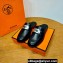 Hermes Iota mules in calfskin Black with iconic oversized Kelly buckle (original quality)
