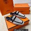 Hermes Groupie mules in H canvas and calfskin Black with miniature permabrass-plated Paris buckle (original quality)