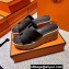 Hermes Eze 30 sandals in calfskin Black (original quality)