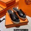 Hermes Eze 30 sandals in calfskin Black (original quality)