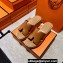 Hermes Eze 30 Sandals in calfskin Brown (original quality)