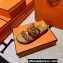 Hermes Extra sandals in Nappa leather Brown (original quality)