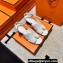 Hermes Elbe 60 sandals in calfskin White (original quality)