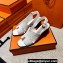 Hermes Elbe 60 sandals in calfskin White (original quality)