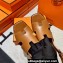 Hermes Elbe 60 sandals in calfskin Brown (original quality)