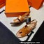 Hermes Elbe 60 sandals in calfskin Brown (original quality)