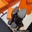 Hermes Elbe 60 sandals in calfskin Black (original quality)
