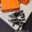 Hermes Elbe 60 sandals in calfskin Black (original quality)