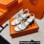 Hermes Eve 60 Sandals in calfskin White (original quality)