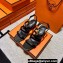 Hermes Eve 60 sandals in calfskin Black (original quality)