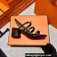 Hermes Eve 60 sandals in calfskin Black (original quality)