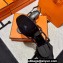 Hermes Eve 60 sandals in calfskin Black (original quality)