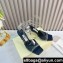JIMMY CHOO  HEEL  8.5CM Saeda Black crystal-embellished leather sandals 2024