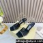 JIMMY CHOO  HEEL  8.5CM Saeda Black crystal-embellished leather sandals 2024