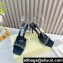 JIMMY CHOO  HEEL  8.5CM Saeda Black crystal-embellished leather sandals 2024