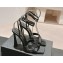 Saint Laurent Heel 10.5cm CORINNE sandals in satin crepe Black 2024