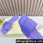JIMMY CHOO Clovis Flat Tanzanite Satin Crystal 2024