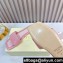 JIMMY CHOO Clovis Flat PINK  Satin Crystal  2024