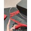 Saint Laurent Heel 10.5cm CORINNE sandals in satin crepe RED 2024