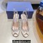 Aquazzura Heel 10cm Temptation Crystal Sandals Beige 2024