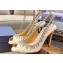 Aquazzura Heel 10cm Temptation Crystal Sandals Beige 2024