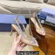 Aquazzura Heel 7.5cm Temptation Crystal PVC Sandals Pink 2024