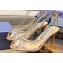 Aquazzura Heel 7.5cm Temptation Crystal PVC Sandals Gold 2024