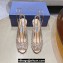 Aquazzura Heel 10cm Temptation Crystal PVC Sandals Gold 2024