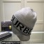 Burberry Logo Cashmere Beanie Gray