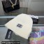 Miu Miu knit beanie Hat White 2024
