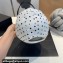 Chanel Dotted and Logo Print Baseball Cap/Hat White 2024