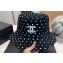 Chanel Dotted and Logo Print Bucket Hat Black 2024