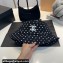 Chanel Dotted and Logo Print Bucket Hat Black 2024