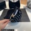Chanel Dotted and Logo Print Baseball Cap/Hat Black 2024