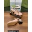 Gucci Heel 5.5cm Women's Horsebit pumps with crystals 795984 patent leather Nude Pink 2024
