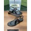 Gucci Interlocking G Web Women/Men sandals 782420 leather Black 2024