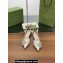 Gucci Heel 6.5cm Women's pumps with Multi buckles leather White 2024