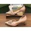 Gucci Heel 6.5cm Women's pumps with Multi buckles leather Beige 2024