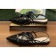 Gucci Women's strappy ballet flats with Multi buckles 796015 leather Black 2024